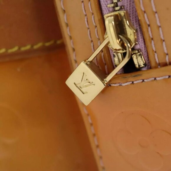 LOUIS VUITTON Monogram Vernis Fulton Bag Marshmallow Pink - Picture 11 of 16
